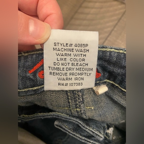 Leo Roma vintage embroidered distressed jeans - Picture 4 of 7